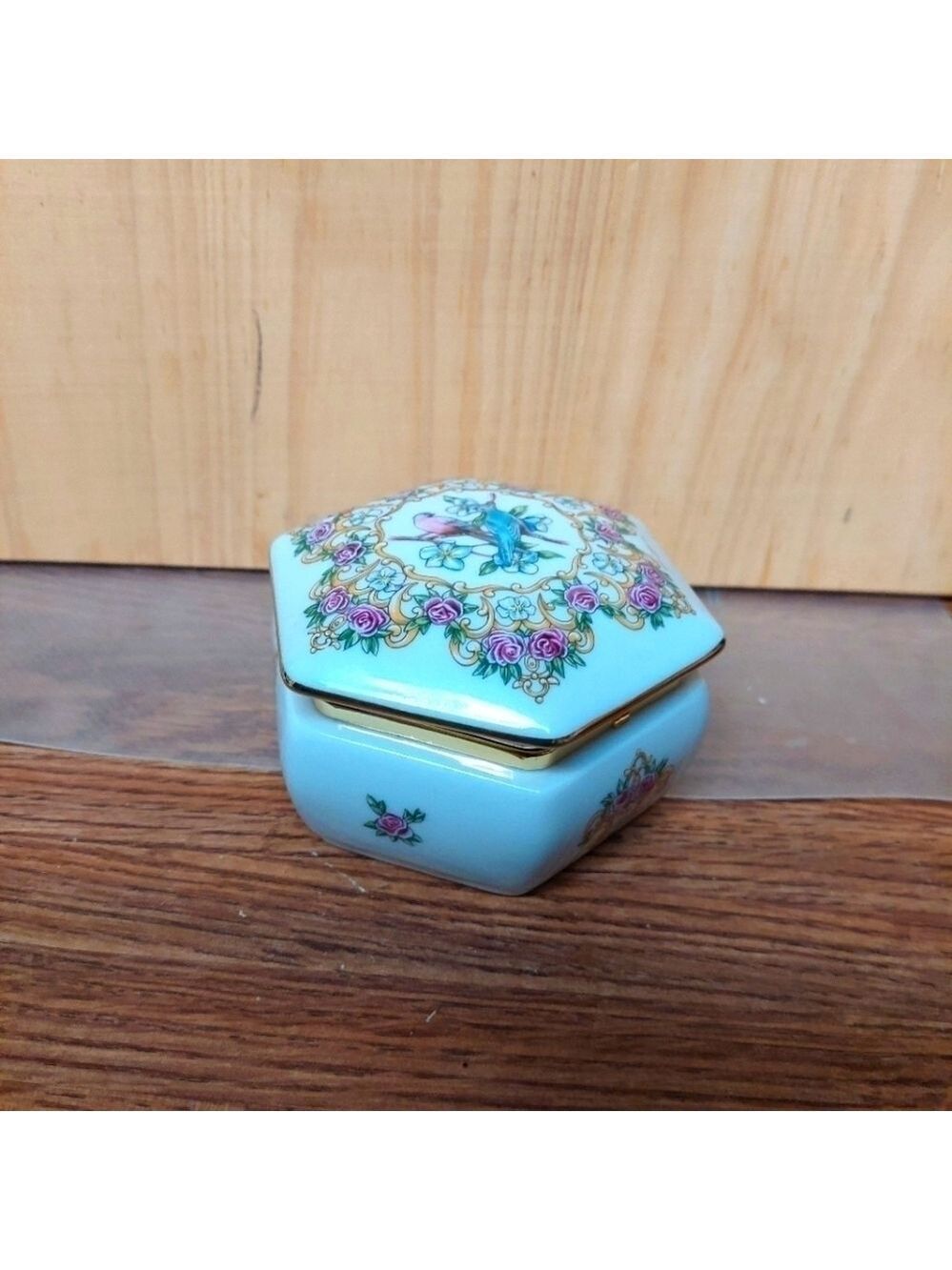 Vintage 1992 Heritage House Limited Edition Porcelain Music Box